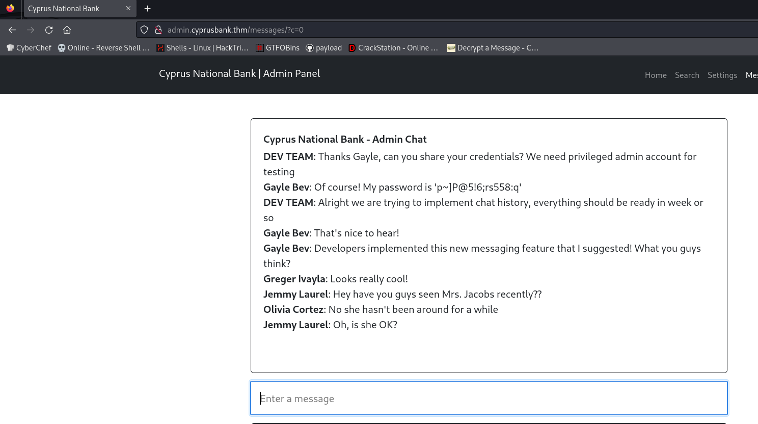 TryHackMe Whiterose Writeup | Nandakishor